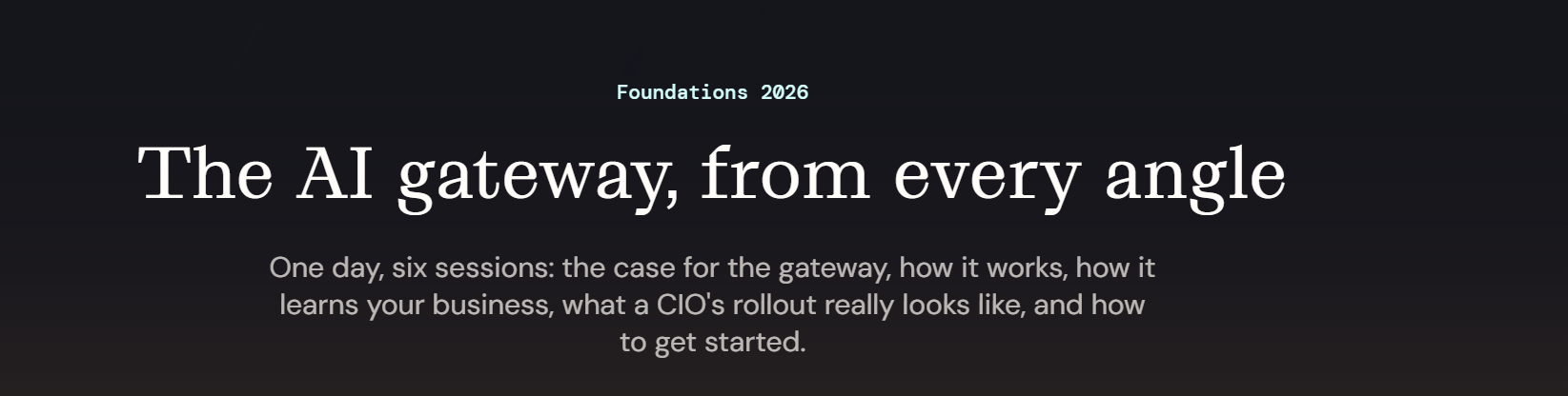 Foundations for AI Session: Inside the Gateway, TiDB Announcements