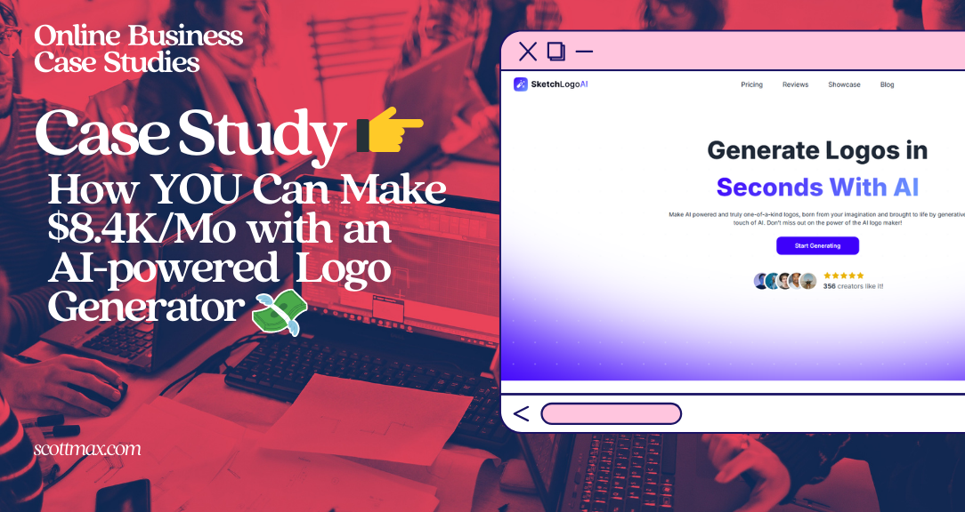 Business Idea #370, $8.4K/Mo with an AI-powered Logo Generator
