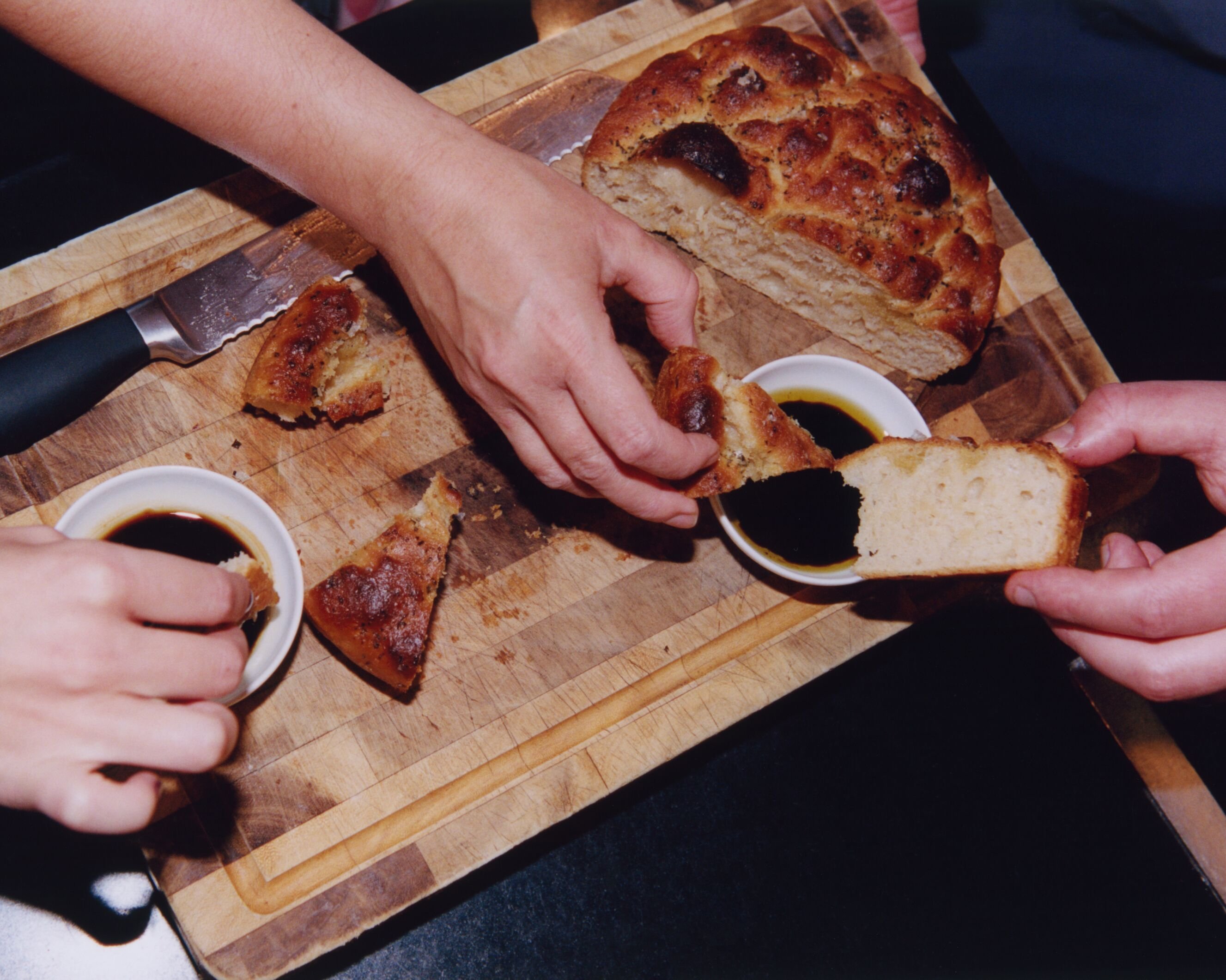 Fresh bread served at Le Manoir aux Quat’Saisons