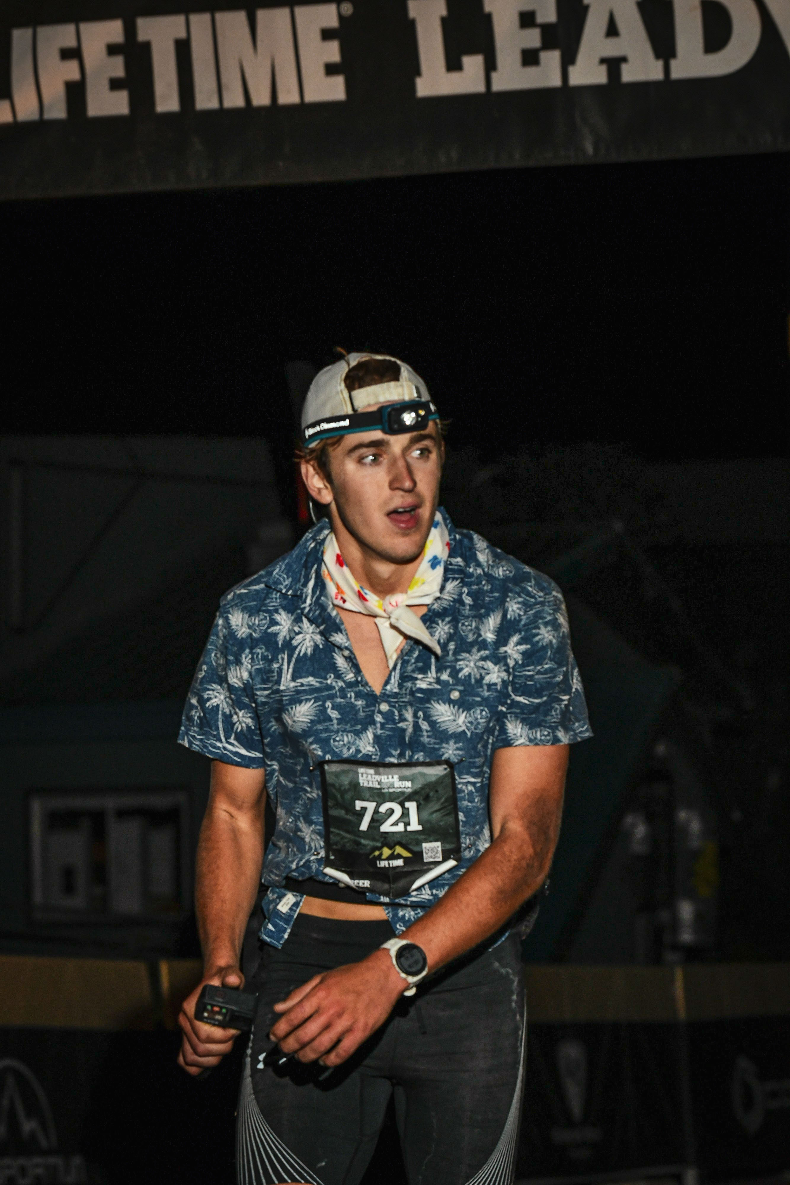 Cody Poskin on the trail