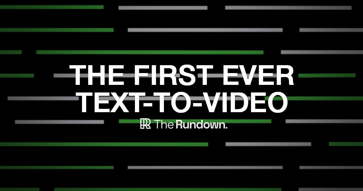 ๐ค Text-to-video is here
