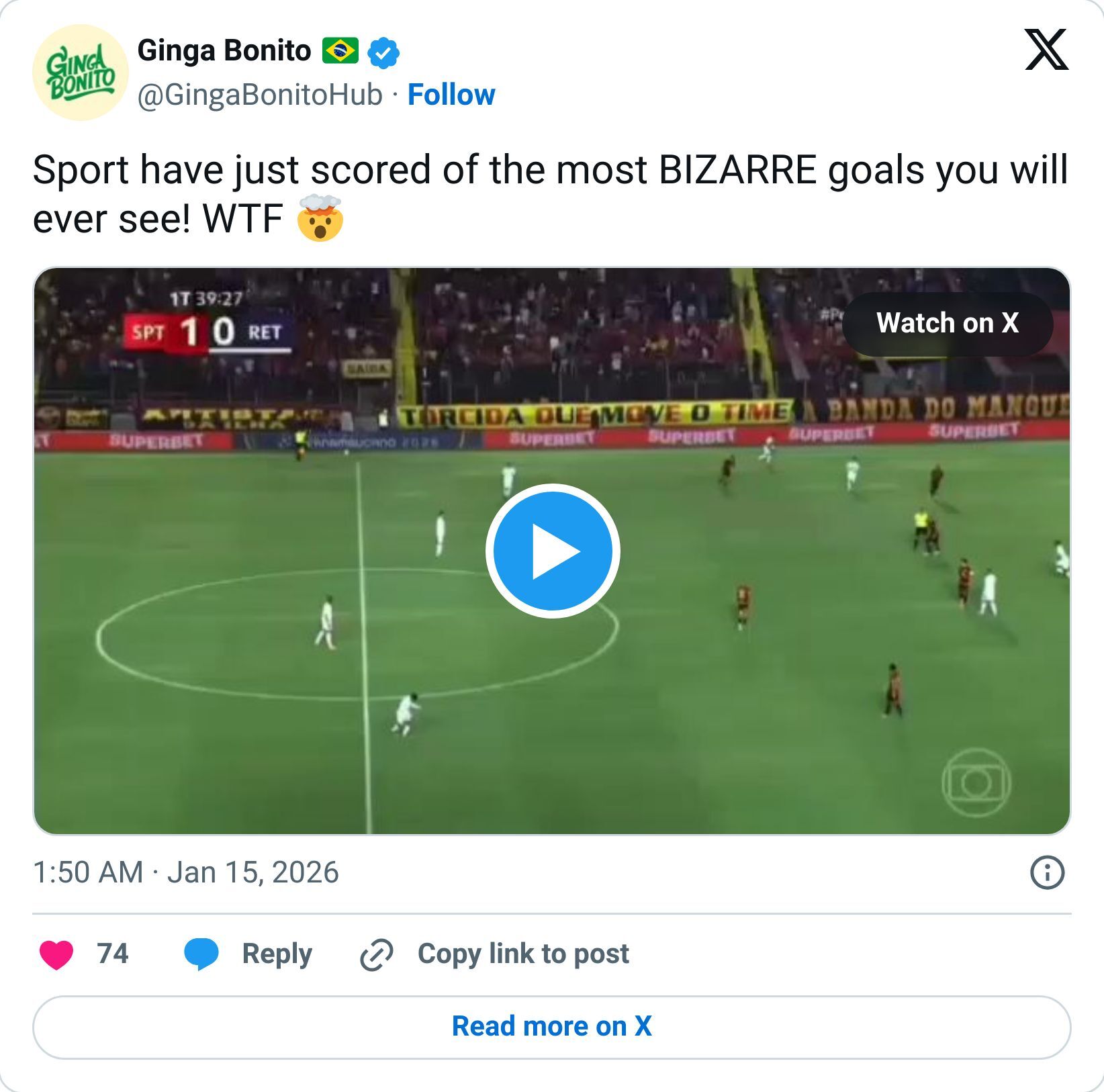 Tweet screenshot