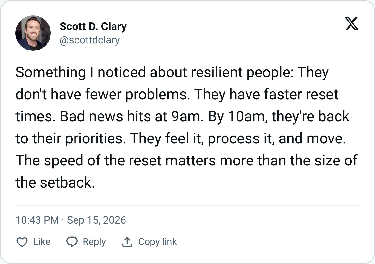 Tweet screenshot