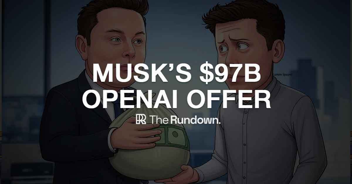 Elon's $97B OpenAI offer