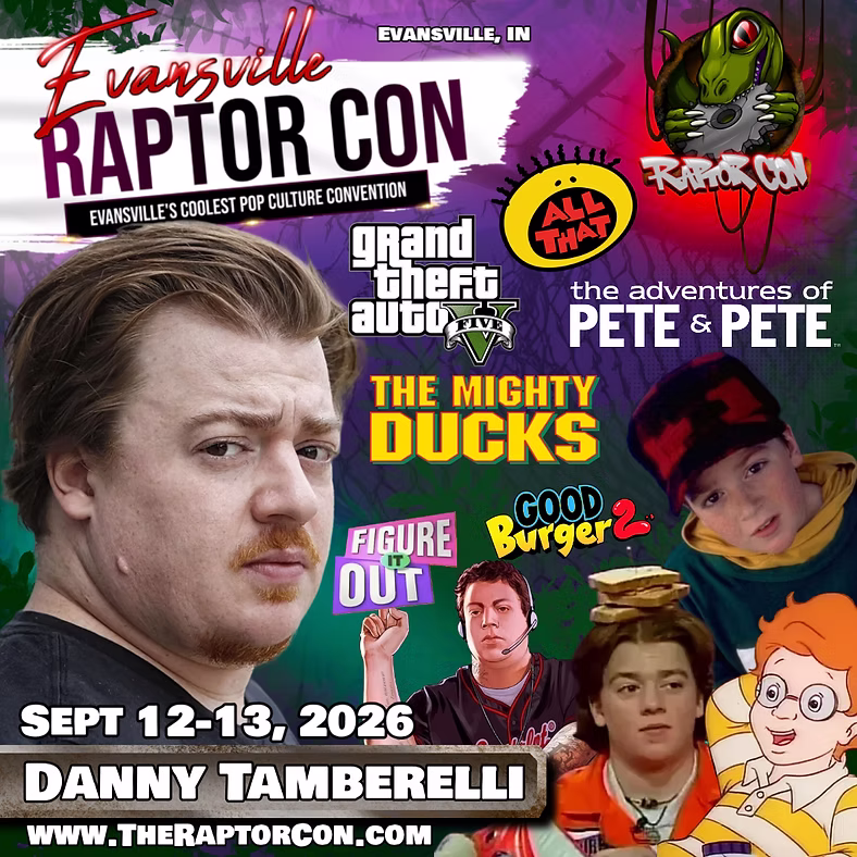 DANNY TAMBERELLI at Evansville Raptor Con 2026