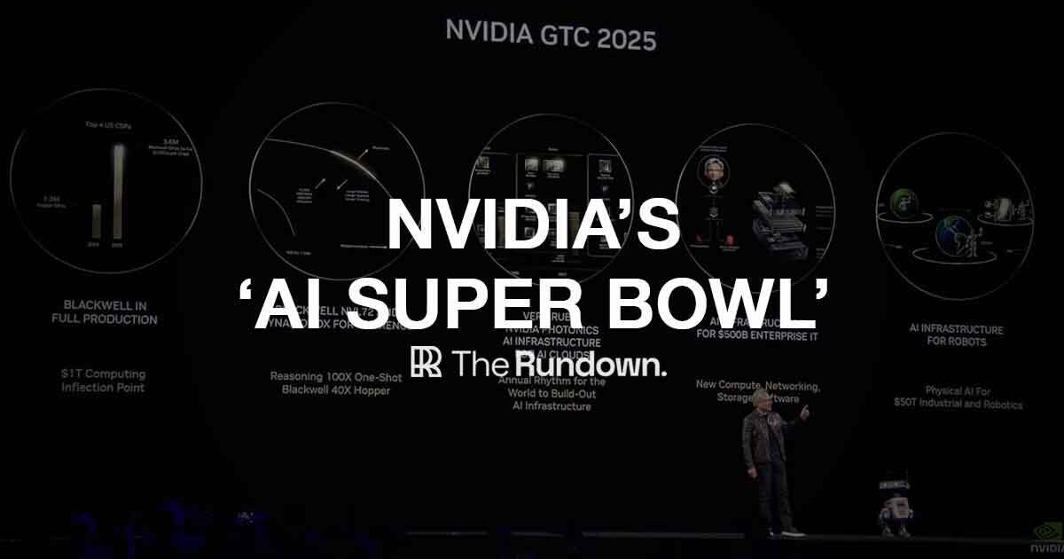 Nvidia's 'AI Super Bowl' kicks off