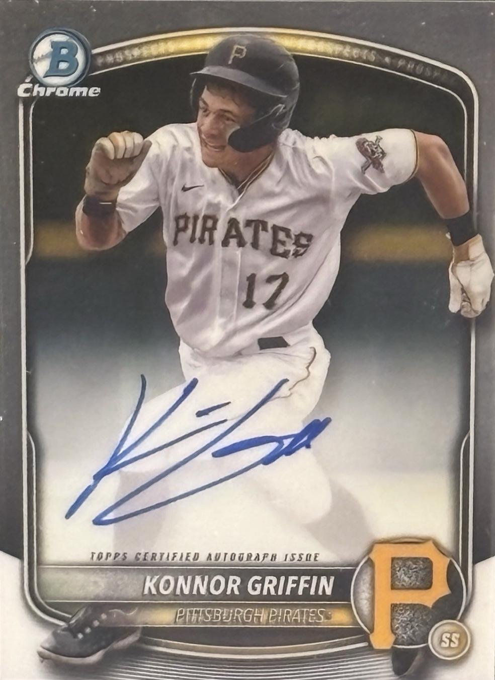 Konnor Griffin 2025 Bowman Chrome Prospect Auto #CPA-KG