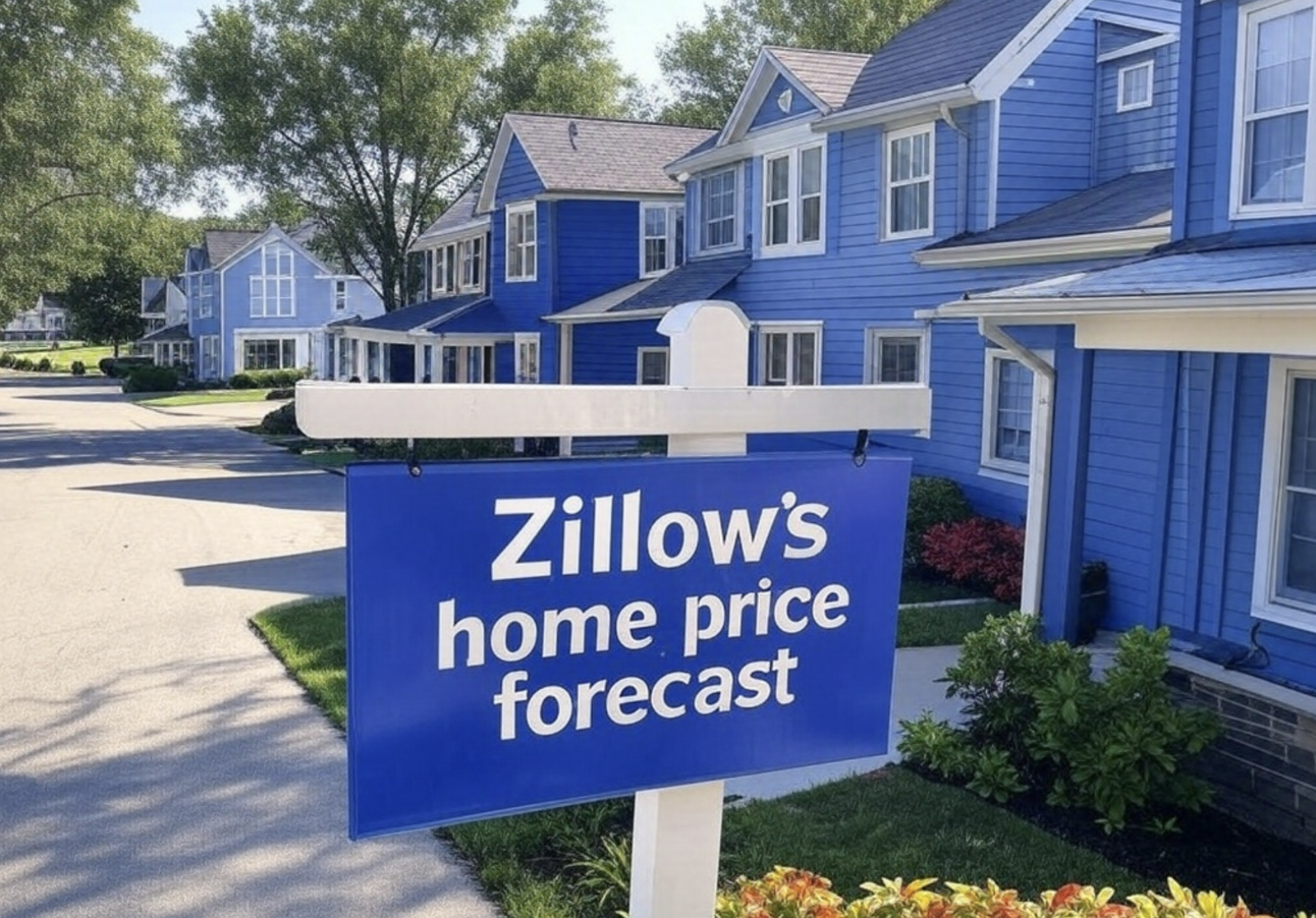 Housing market map Zillow downgrades its 2025 home price forecast