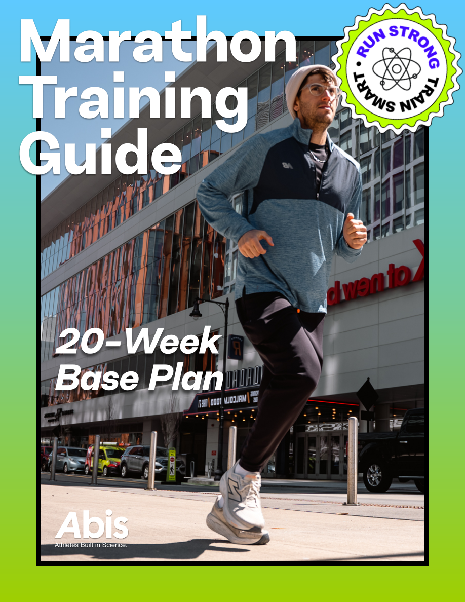 Marathon training guide, 20-week Base plan cover
