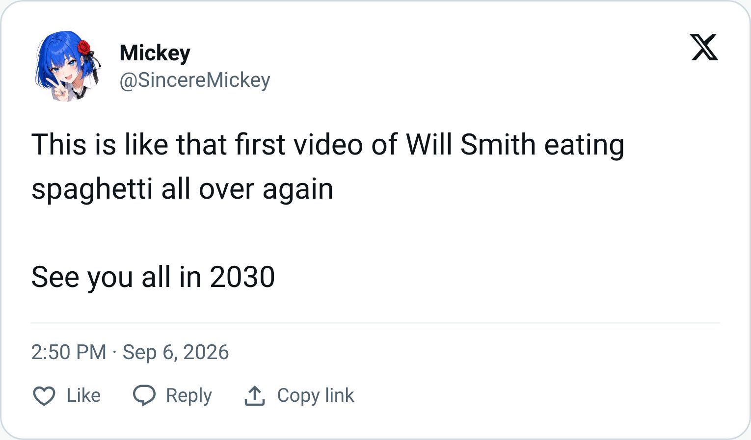 Tweet screenshot