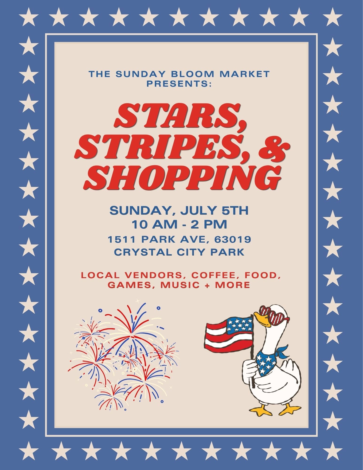 Stars and Stripes July 5th