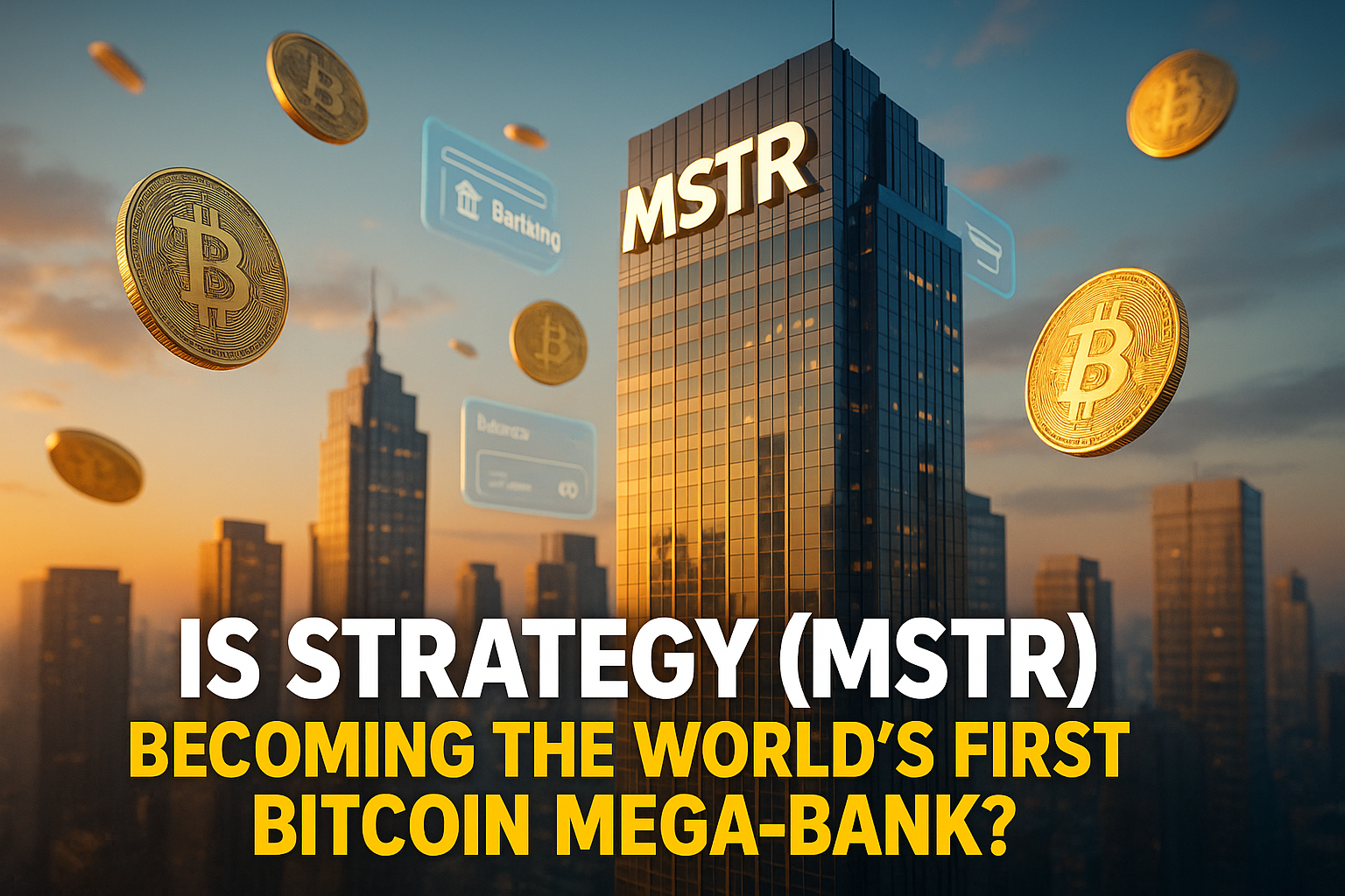 Is Strategy (MSTR) Becoming the World’s First Bitcoin Mega-Bank?