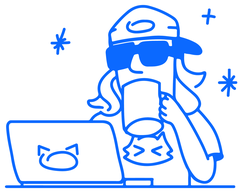 Investor Call editorial illustration: mascot.