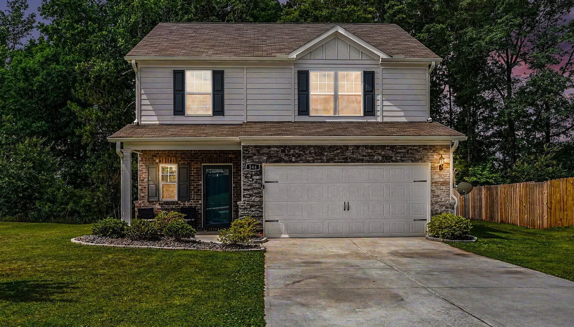 544 Moline Way, Locust Grove GA — best value home with granite and wooded views