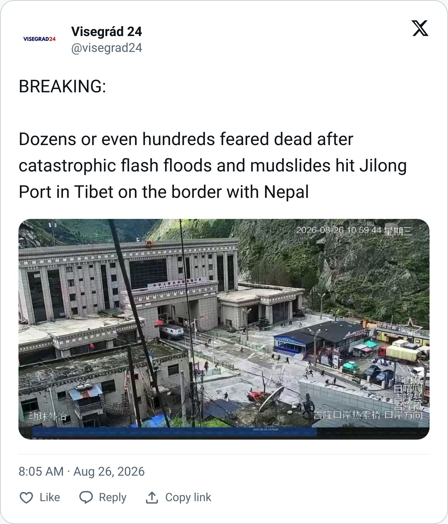 Tweet screenshot