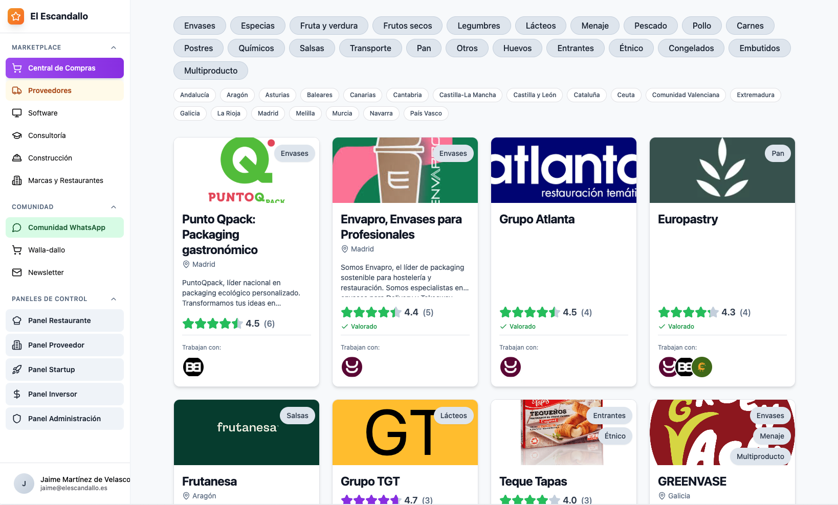 Portada de la edición Nueva web y Central de Compras