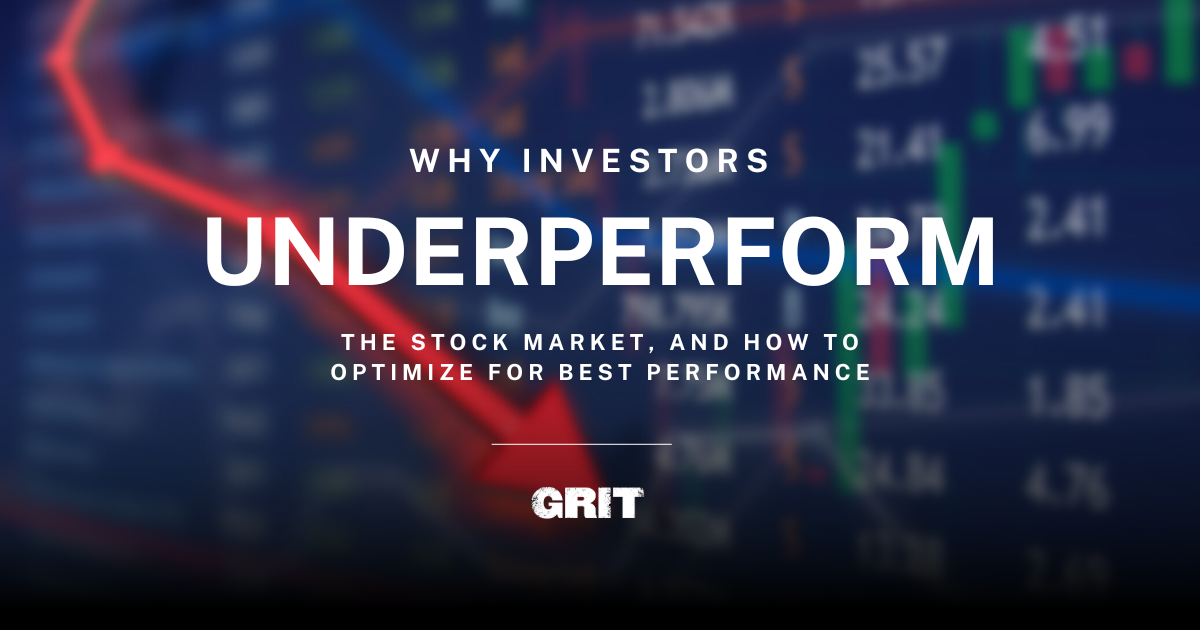 Why Investors Underperform The Stock Market