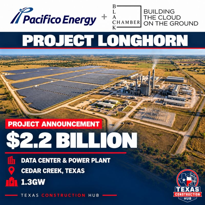 Pacifico Energy and BlackChamber Project Longhorn illustration