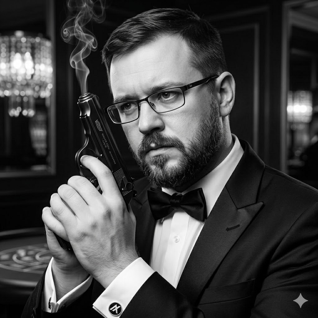 Morten som James Bond