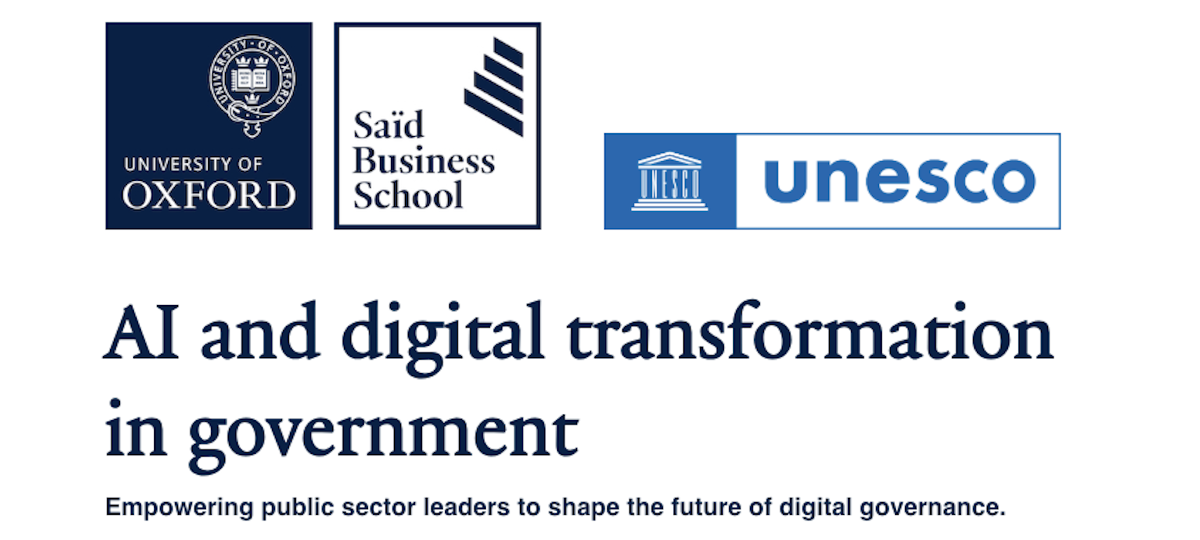 Oxford Course Banner