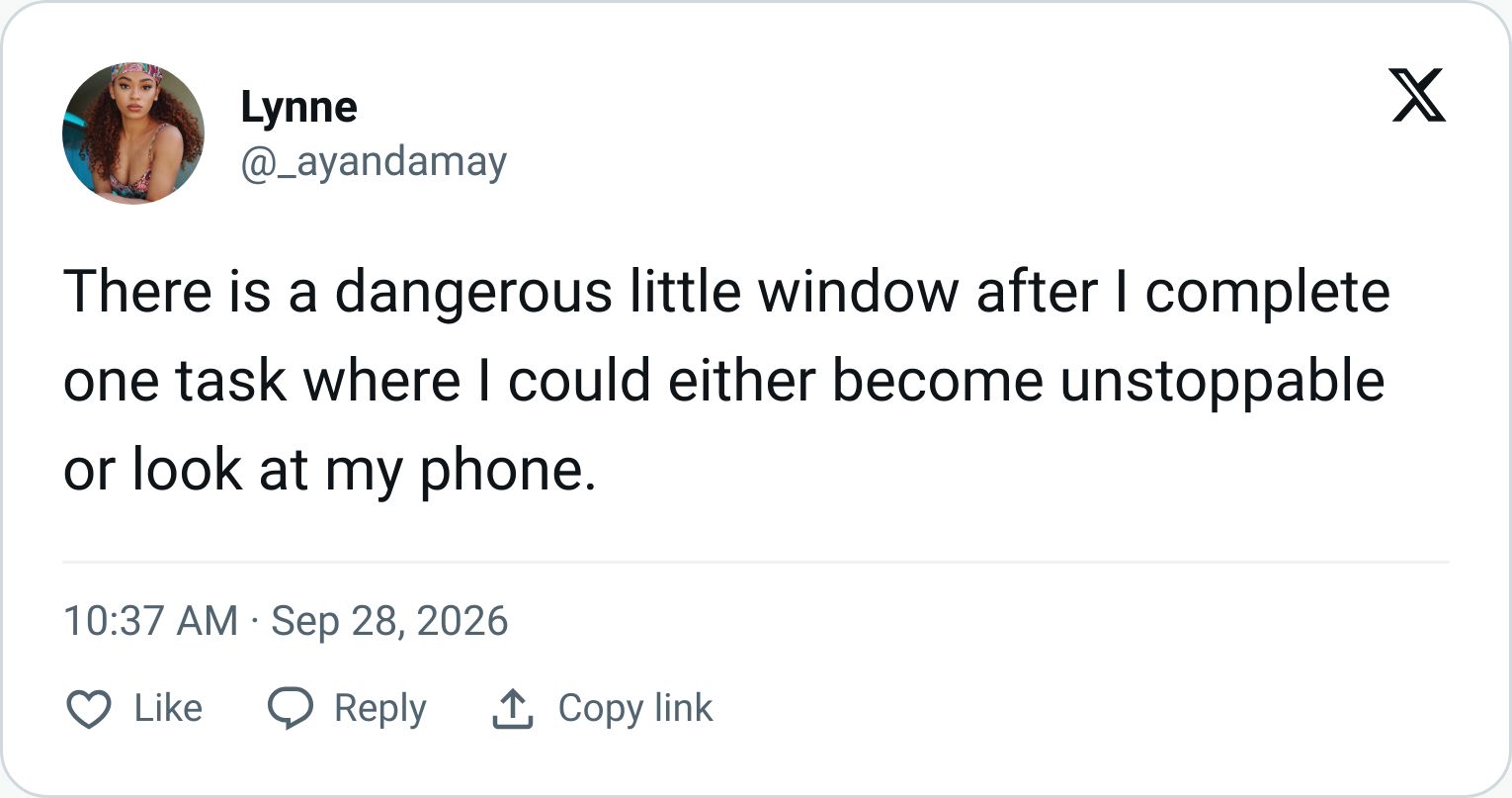 Tweet screenshot