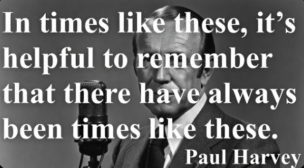 Paul Harvey on Keeping Steady