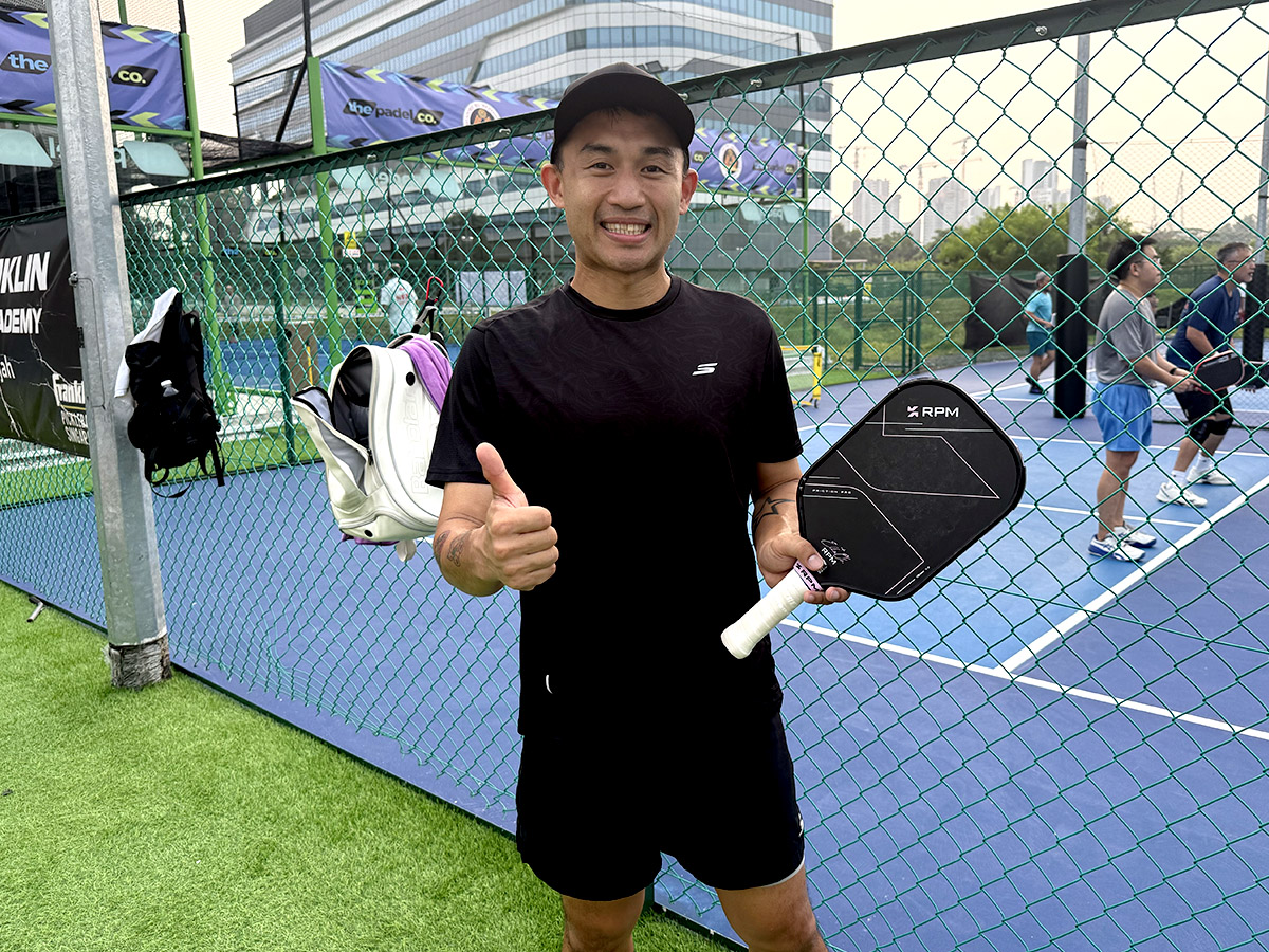 Wai, was handing out Made in Malaysia ass-whoppings…with his pink Ella.