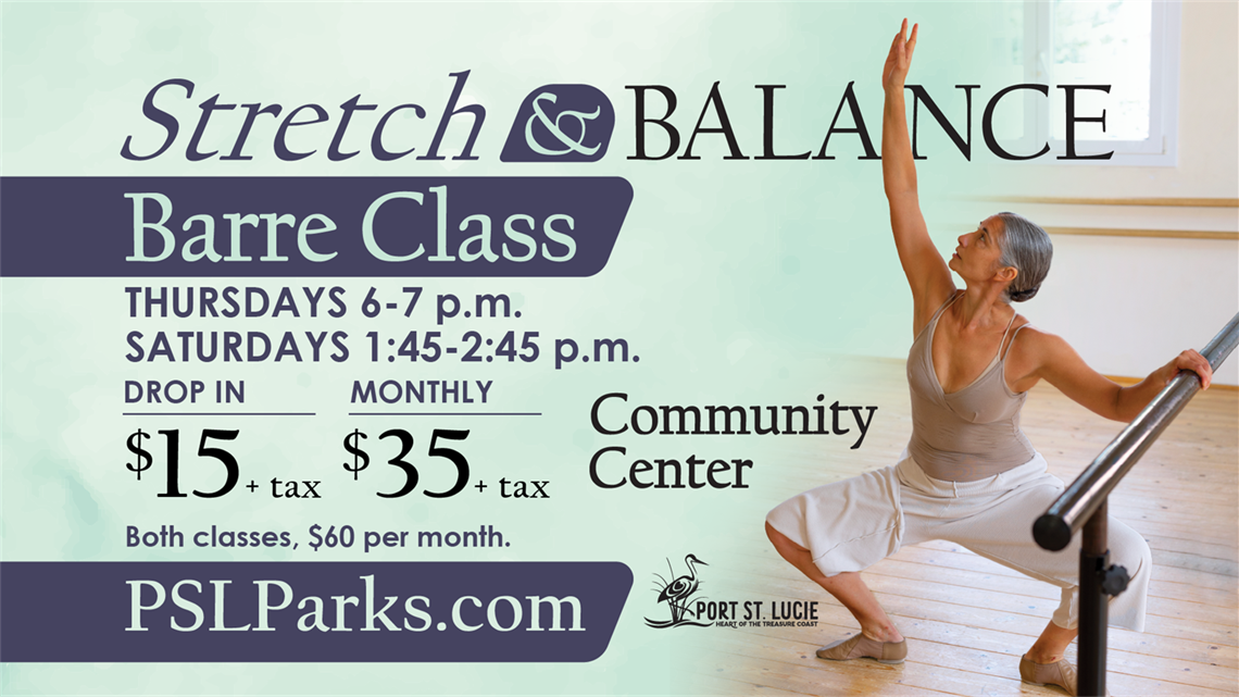 Stretch & Balance Barre Class