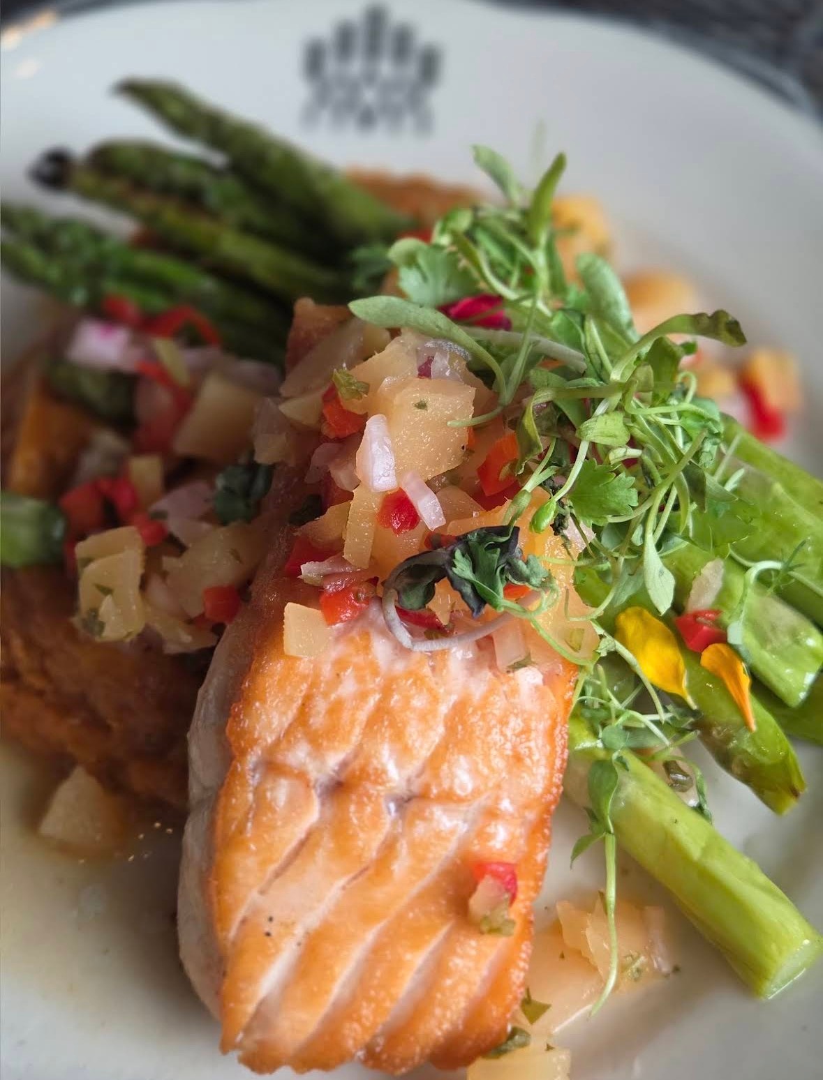 Summer menu dish at The Bay House in Naples