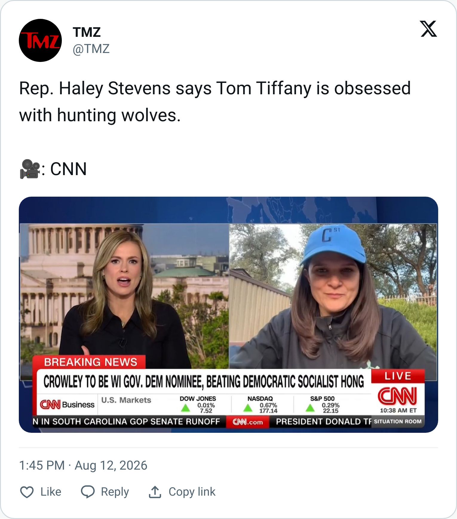 Tweet screenshot