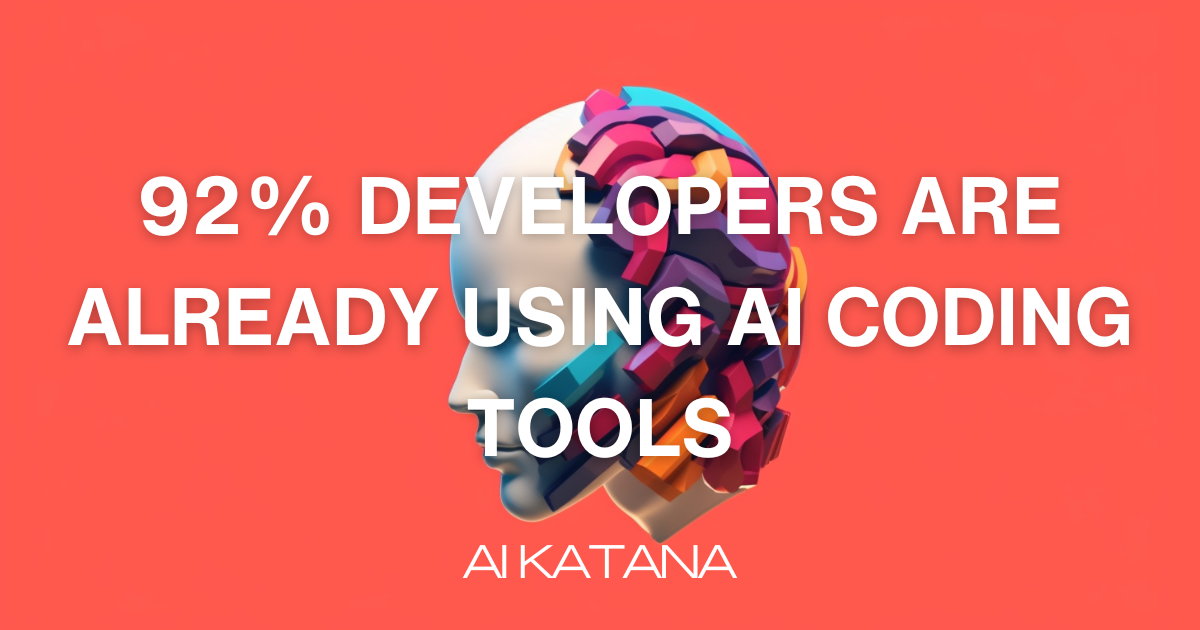 92% developers are already using AI coding tools both in and outside of ...