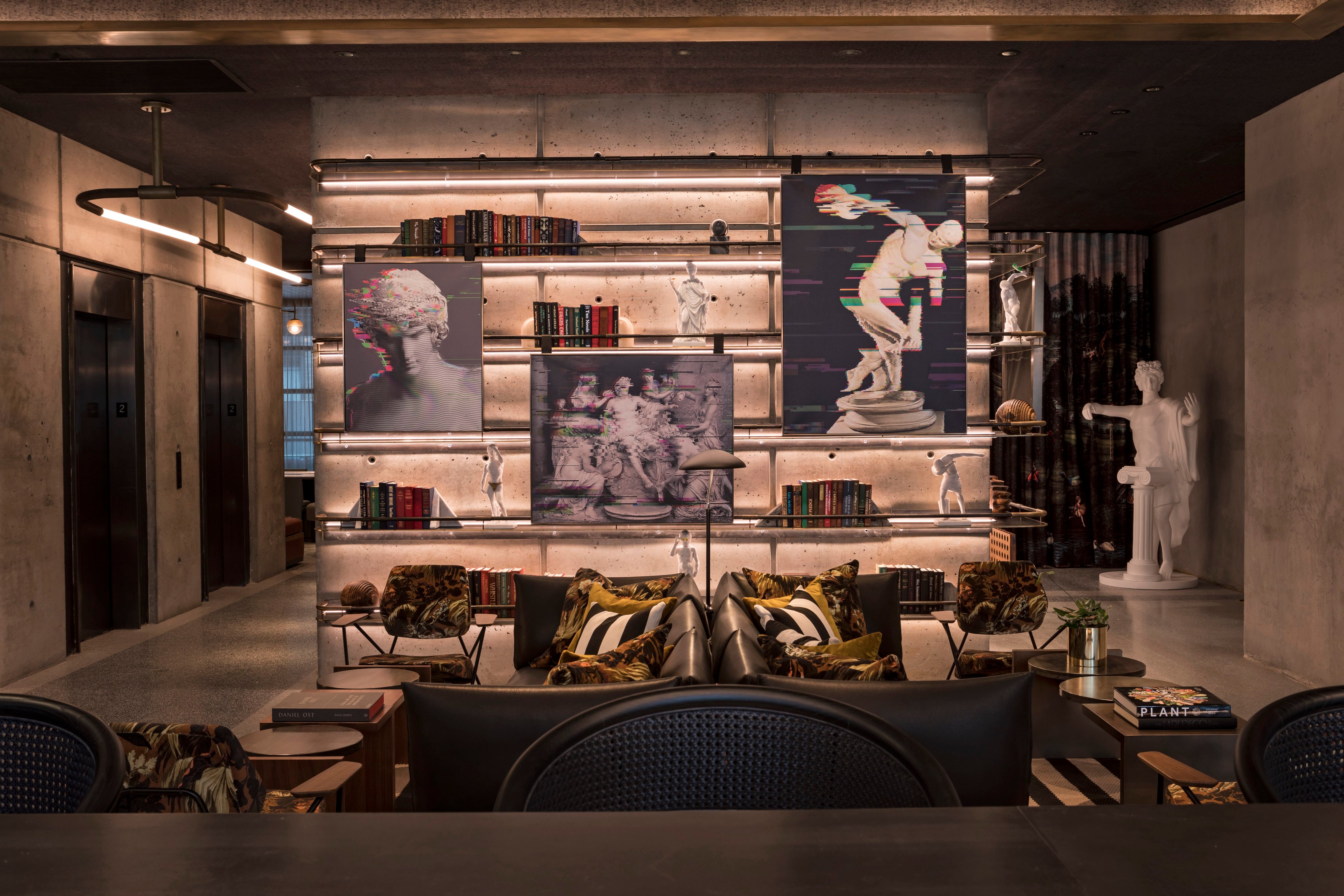 Lounge at Moxy Chelsea