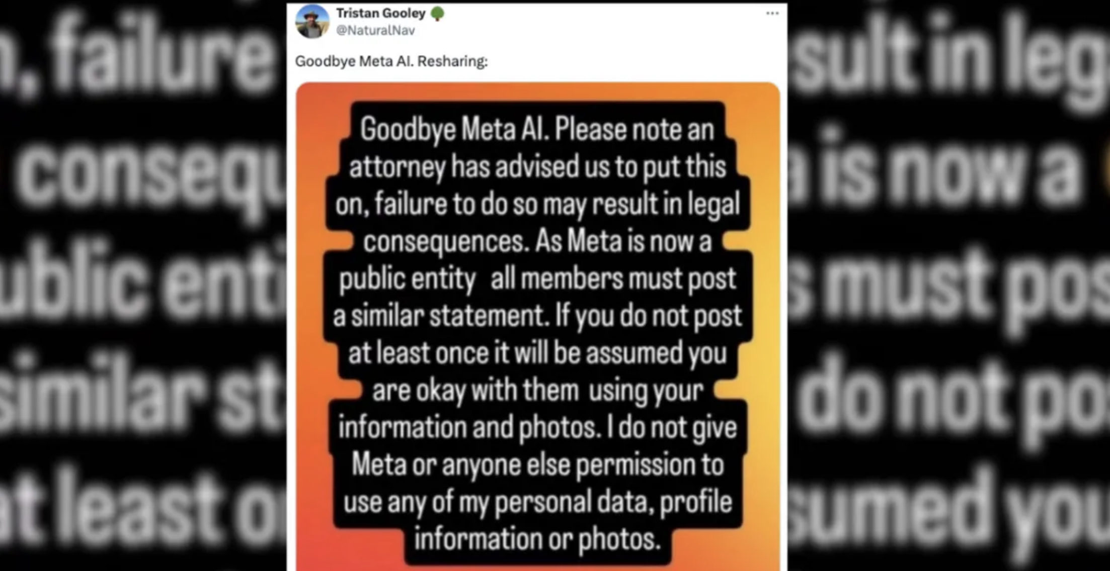 A copy-paste ‘privacy notice’ that does absolutely nothing no matter how many people post it