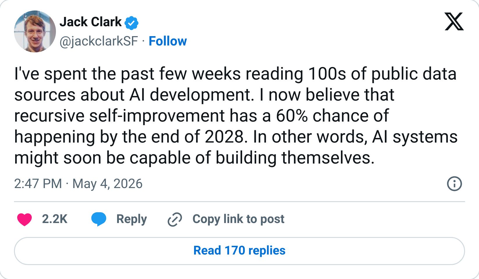 Tweet screenshot