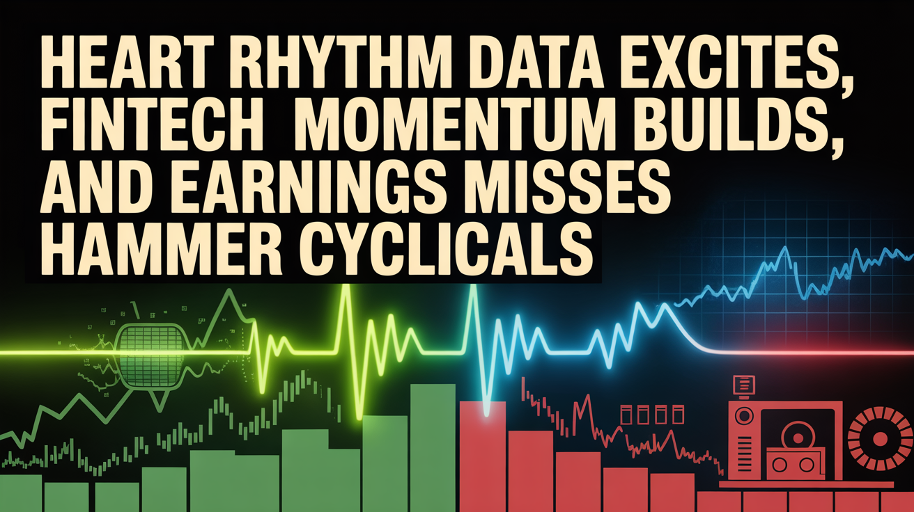 Heart Rhythm Data Excites, Fintech Momentum Builds, and Earnings Misses ...