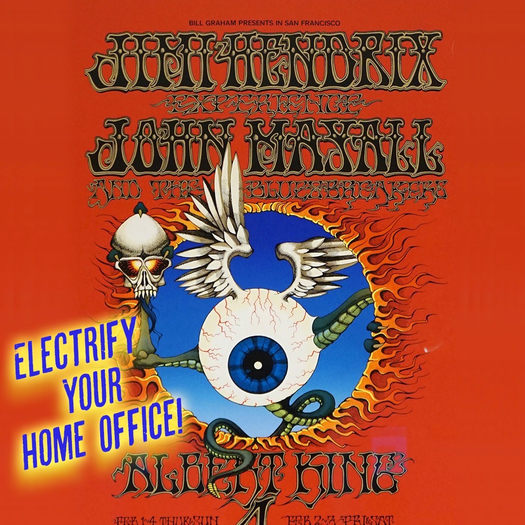 Electrify your Walls with Vintage Psychedelic Rock Posters