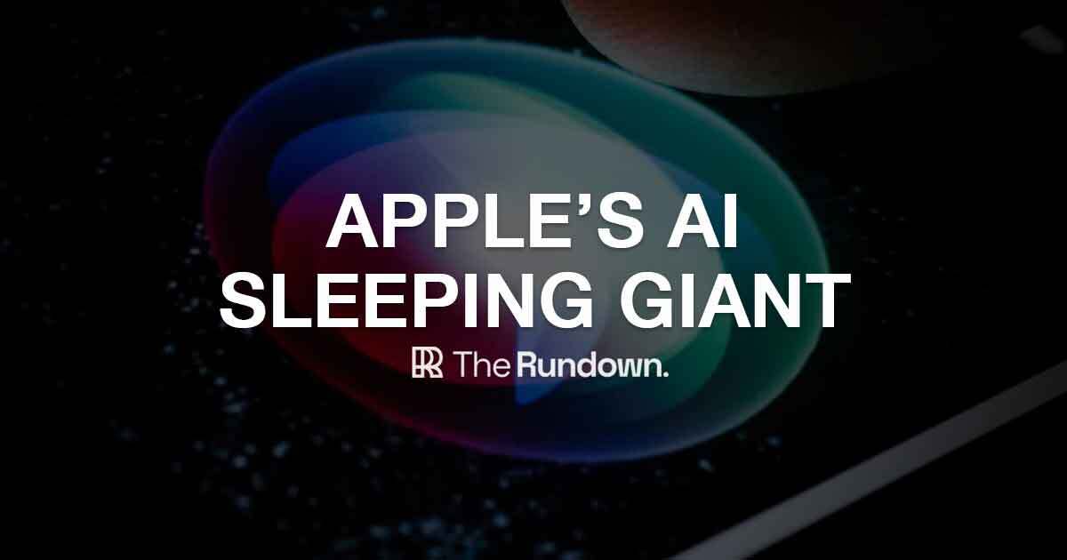 Apple's sleeping AI giant