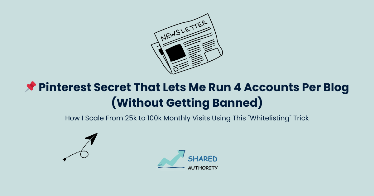 📌 Pinterest Secret That Lets Me Run 4 Accounts Per Blog (Without ...