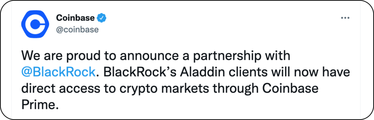 🥛 The 3 Winners from Coinbase & BlackRock teaming up
