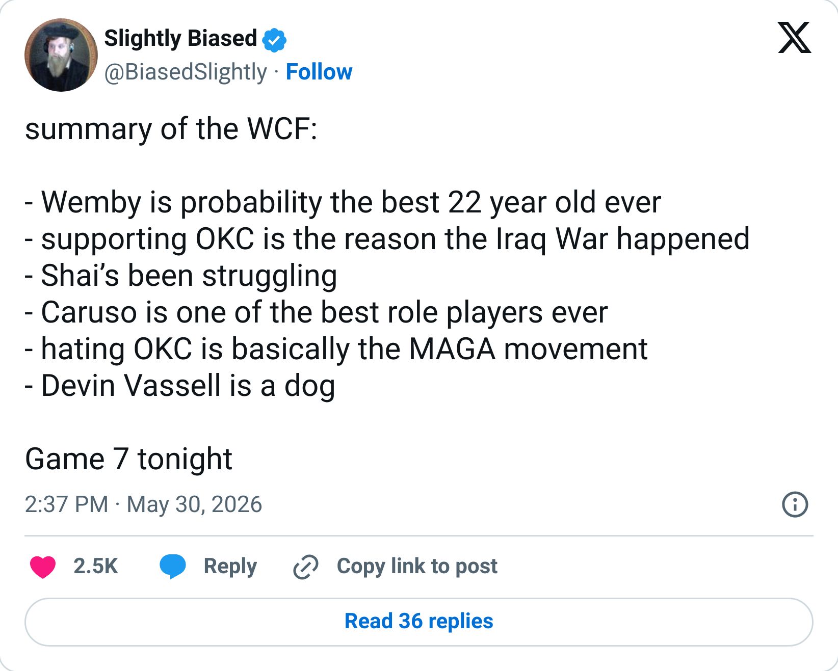Tweet screenshot