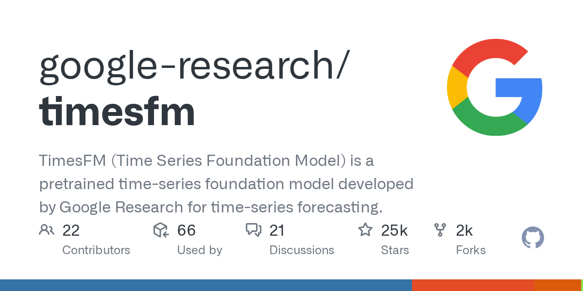 Google TimesFM Forecasting Model