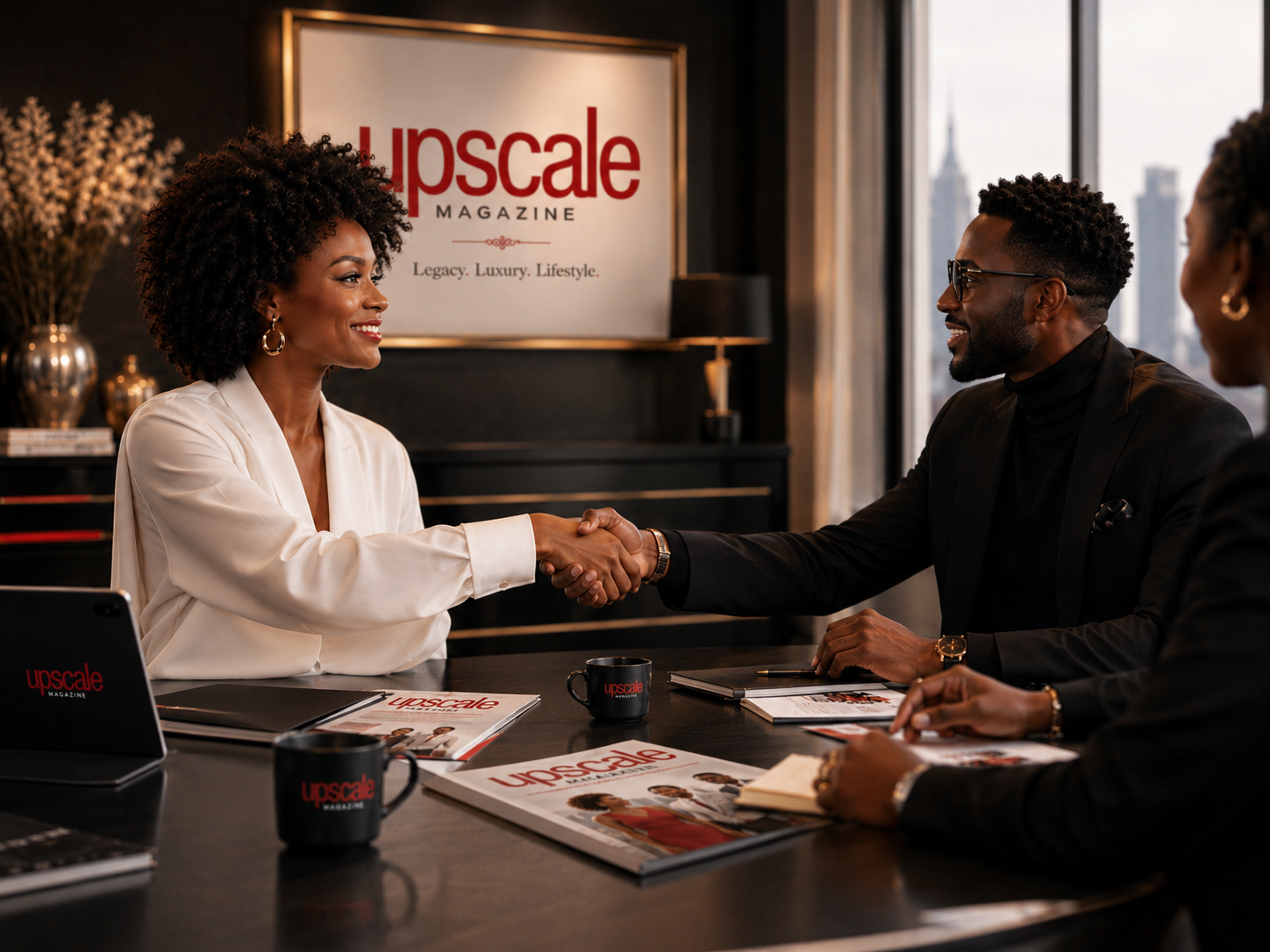 Upscale brand partnership meeting