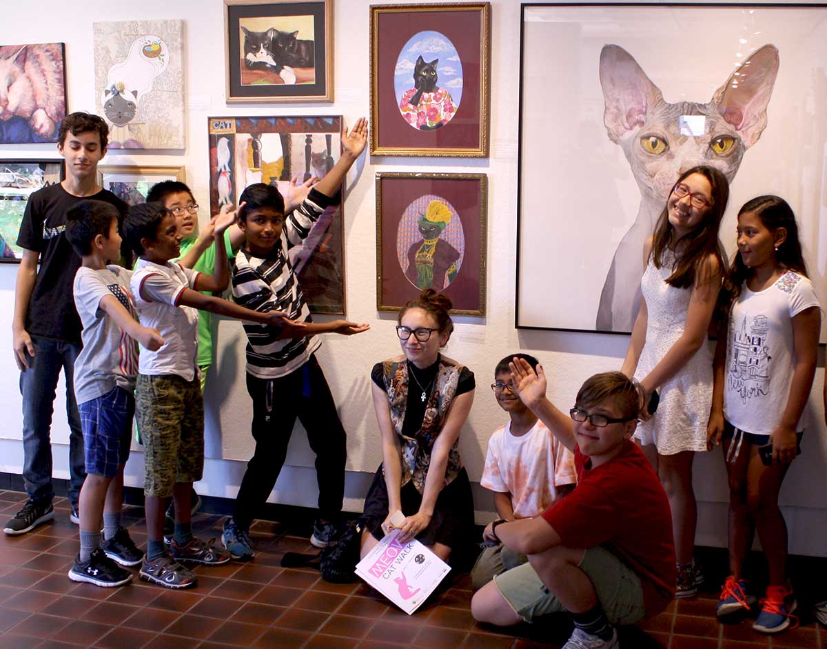 Hundreds of young artists are on the walls at WAM