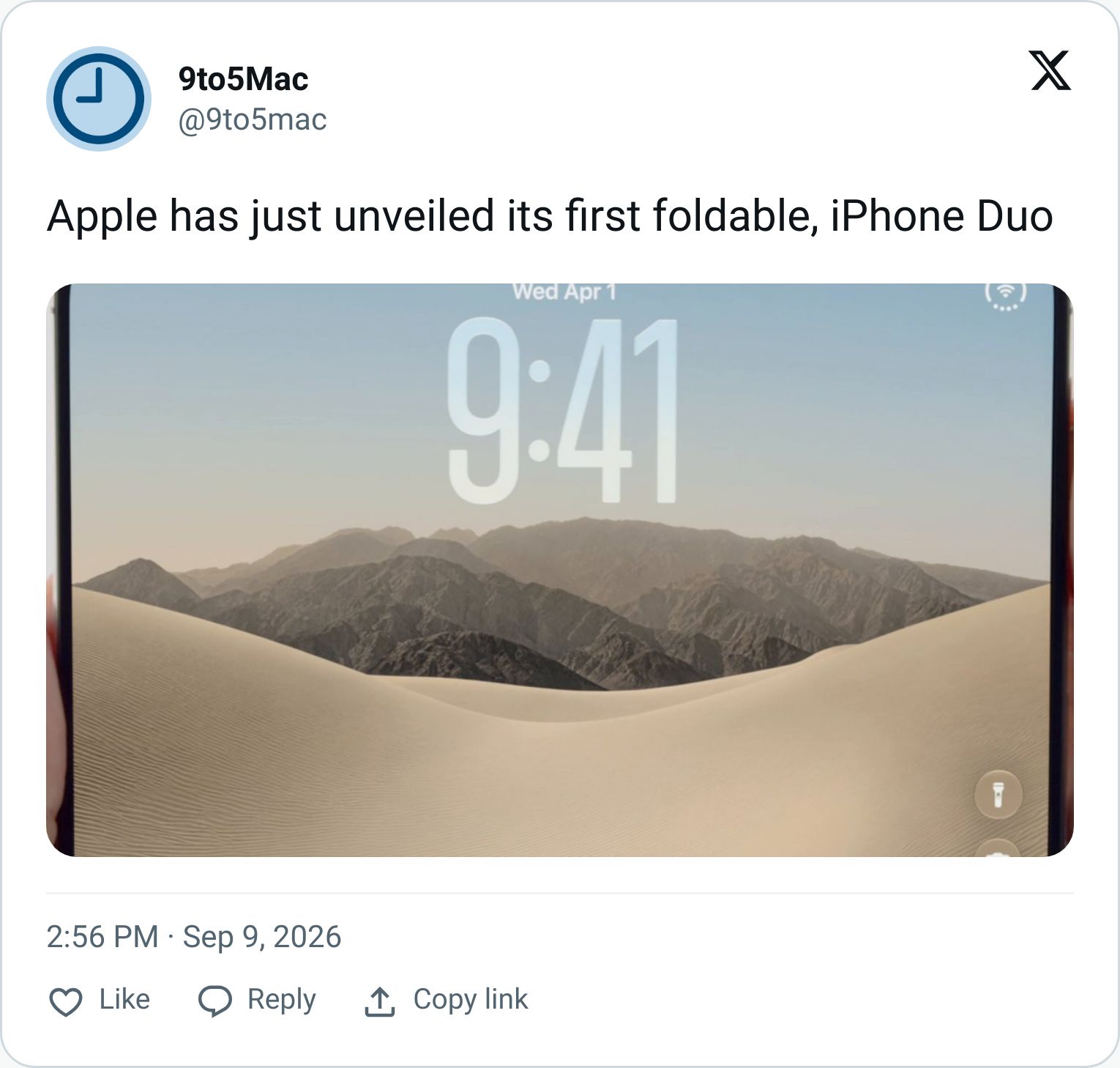 Tweet screenshot