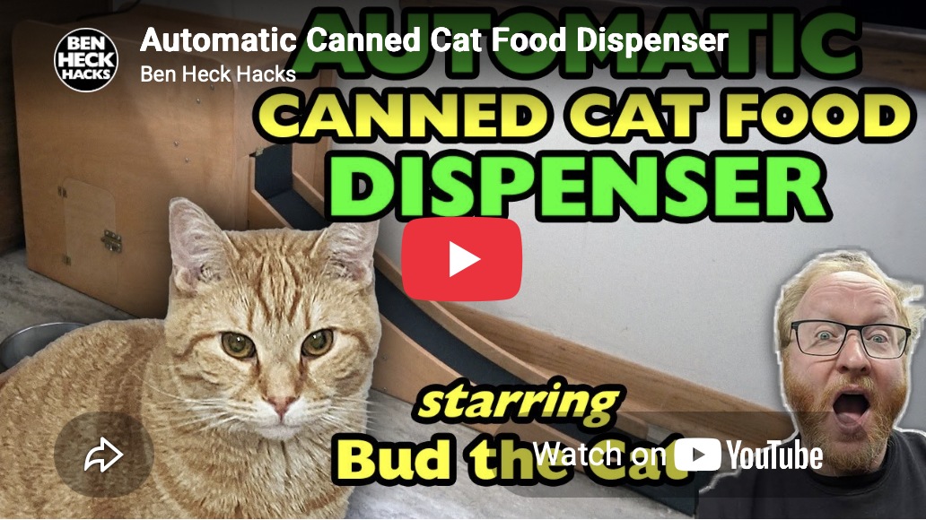 Automatic Canned Cat Food Dispenser