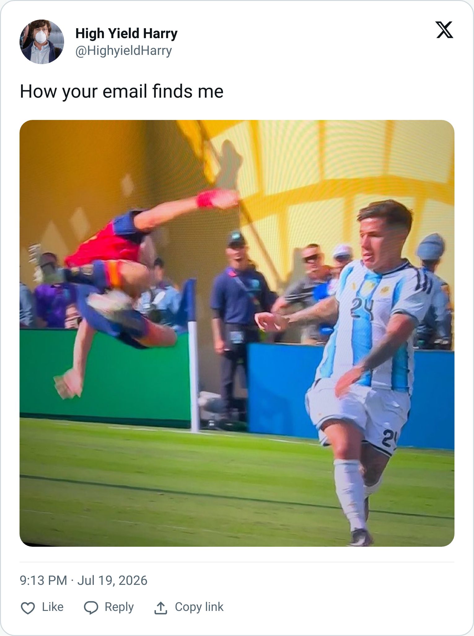 Tweet screenshot
