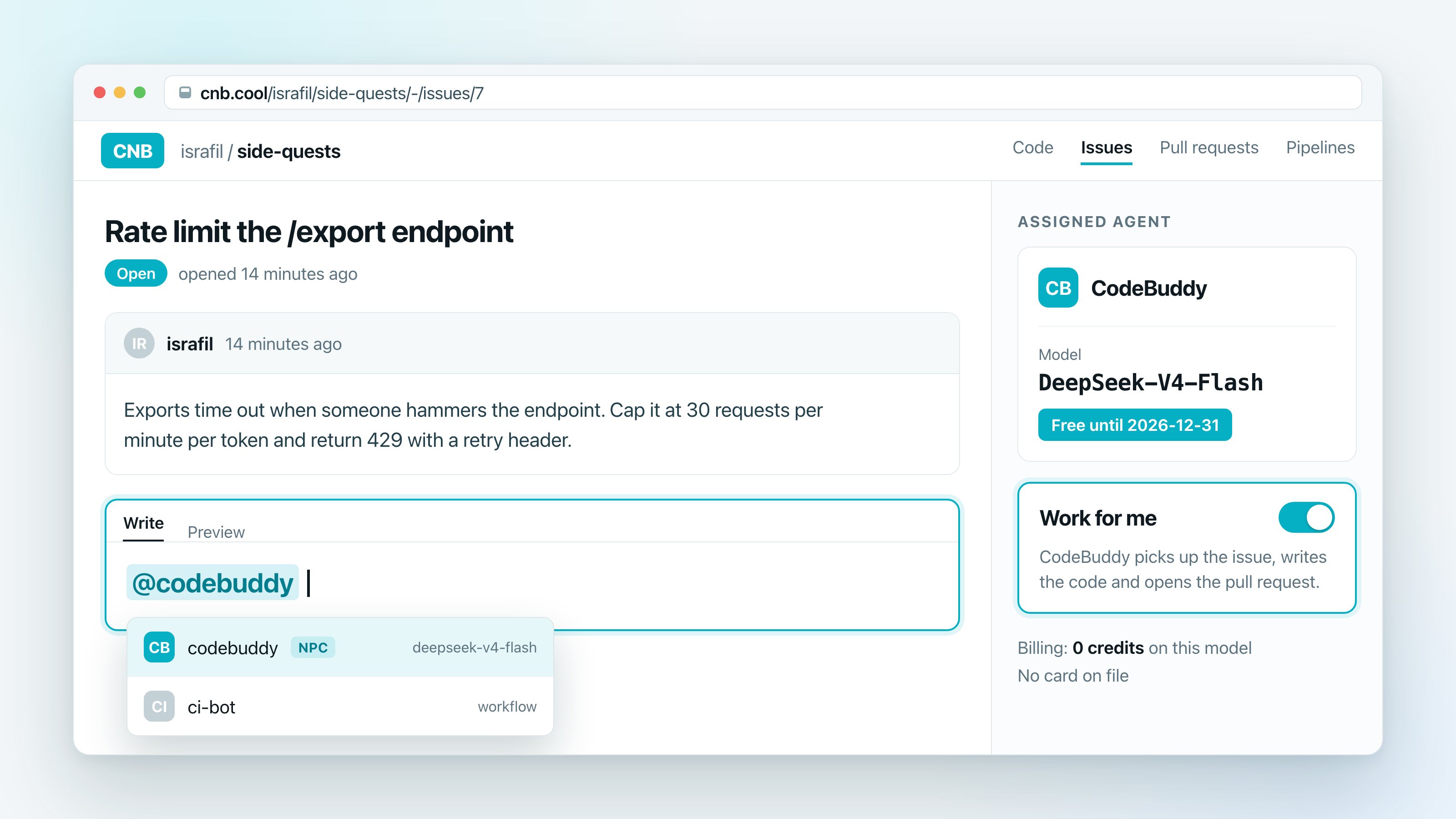 CodeBuddy and DeepSeek V4 Flash