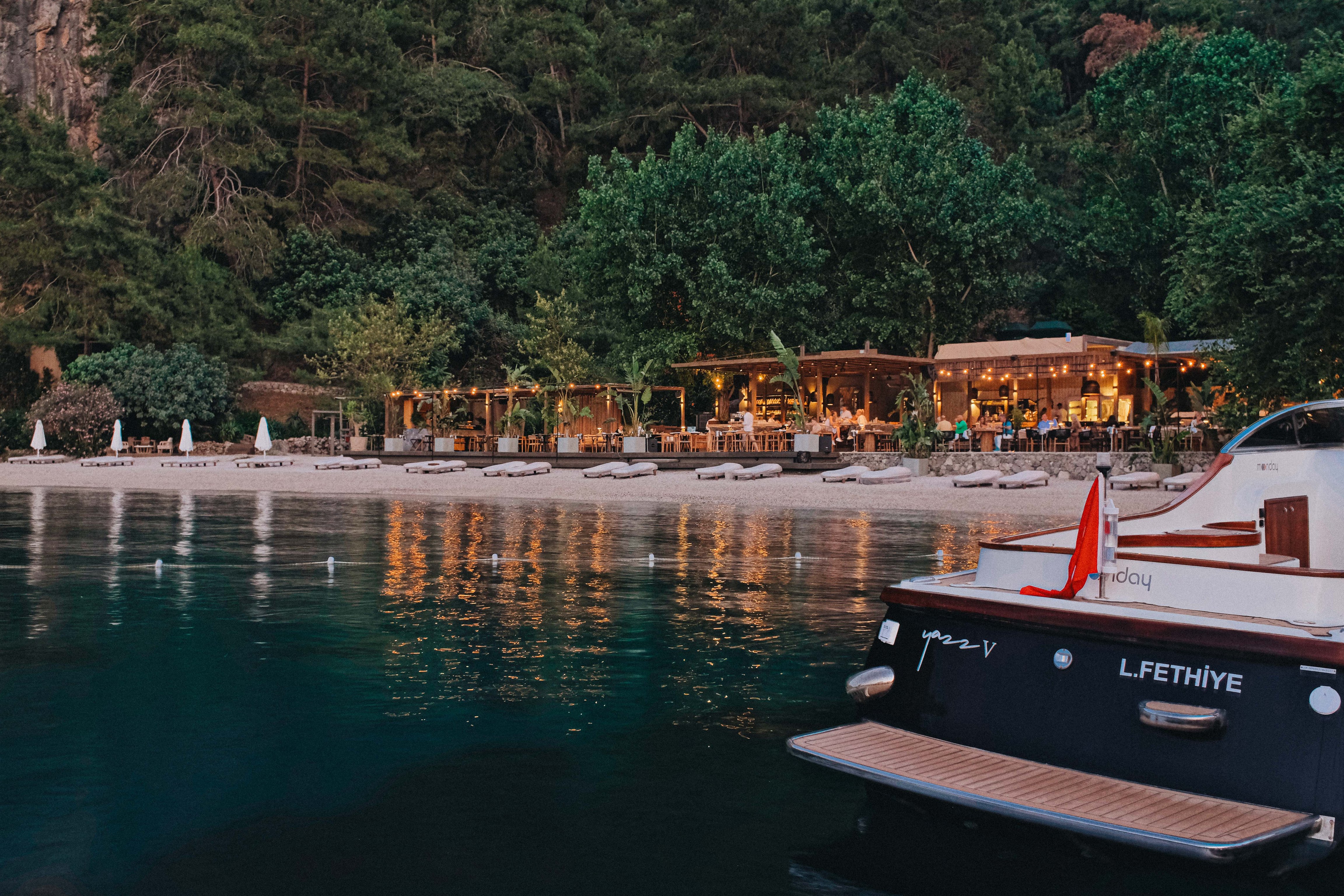 Yazz Collective on a secluded cove on Turkey’s coast