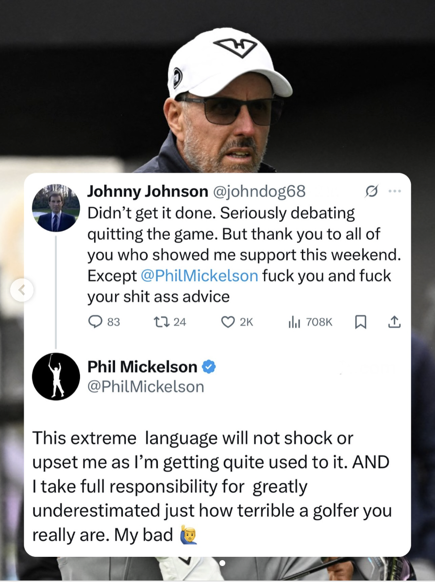 Phil’s club championship advice gone wrong