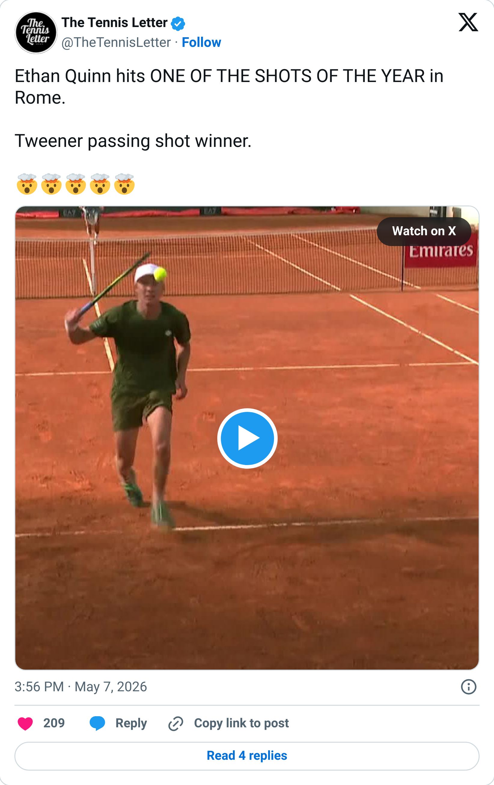 Tweet screenshot